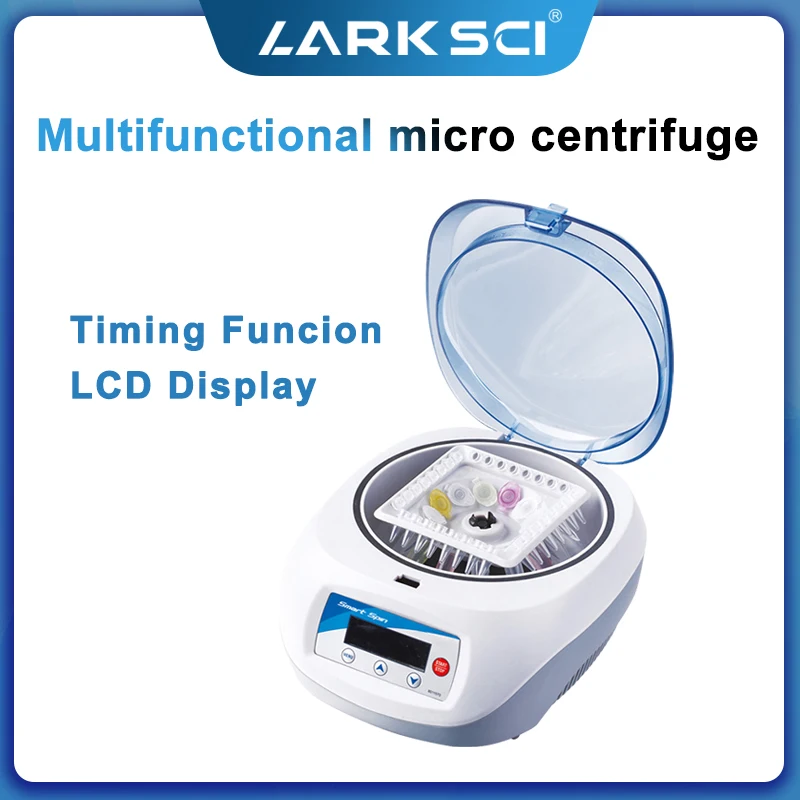 Micro Centrifuge Machine Laboratory Mini PCR Centrifuge Speed Adjustable 7000rpm /12000rpm For 0.2/0.5/1.5/2ml Centrifuge Tube