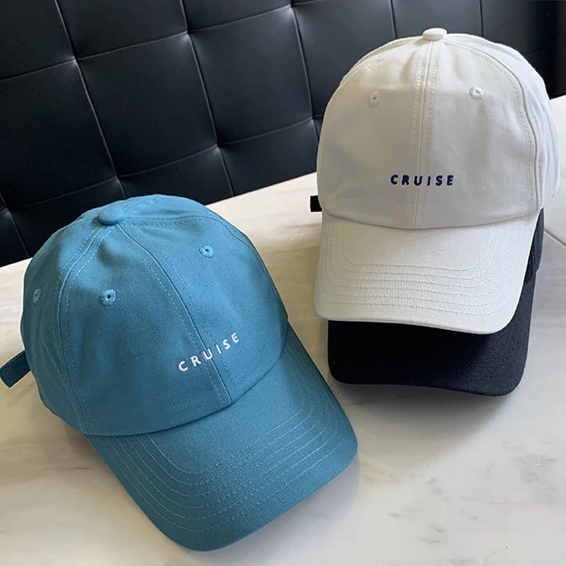 Fashion Embroidery Letter Men Baseball Caps Women Classical Cotton Visor Snapback Hats Spring Summer Outdoor Sport Golf Sun Hats