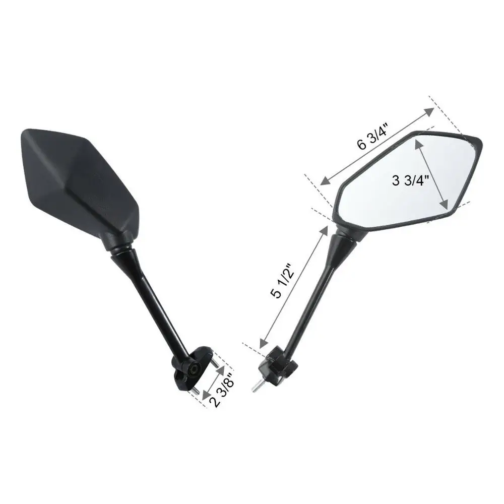 Motorcycle Rear View Mirrors For KAWASAKI NINJA Z1000SX 2011-2014 ER6F 2009-2016 650R 2009-2016 400R 2010-2014