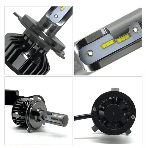 Imagen 2 del producto Faro delantero para coche, luz antiniebla, 6500K, 4300K, 8000K, 110 K, H4, 9005 W, 16000LM, LED H7, canbus, H3, H1, H8, H11, 9006, 55W, 20000lm