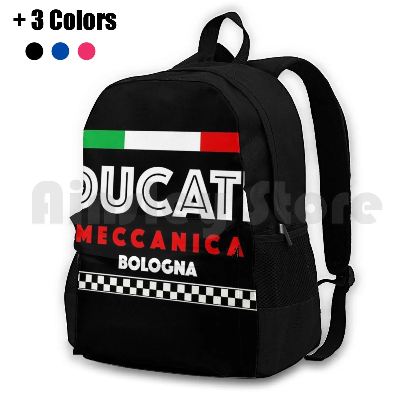 Meccanica Outdoor Hiking Backpack Waterproof Camping Travel All Christma S Funny New Case Coffe Original Fall Cartoon Retro