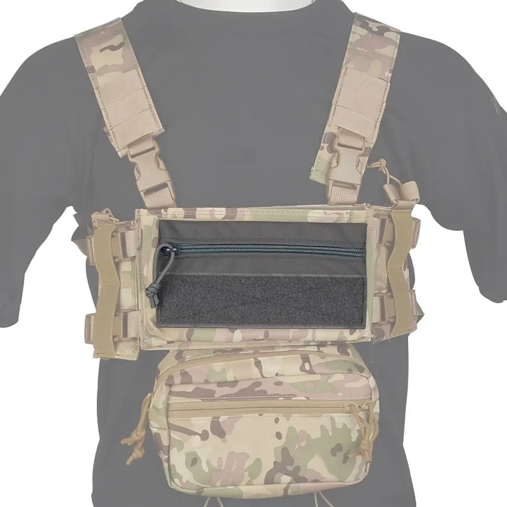 2021 New Tactical Chest Rig Hanging Mini Candy Pouch 7.87x4.13 Inch MK4 MK3 Vest Micro Bag Portable Storage Nylon With Velcro