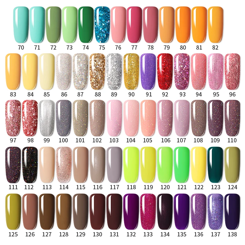 LILYCUTE 7ml Gel Nail Polish For Nails Semi Permanent Soak Off Gel UV LED Varnishes Base Top Matte Coat DIY Nail Art Gel Polish