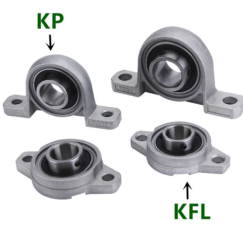 

2-10pcs zinc alloy Pillow Block Bearing KP08 KFL000 001 002 003 004 005 006 007 Mounted housing 8 10 12 15 17 20 25 30 35 mm