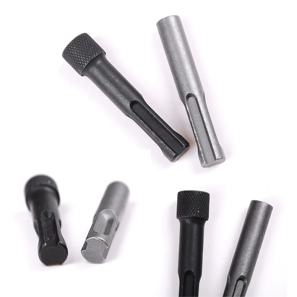 2PCS Hot 1/4 Converter ไขควงผู้ถือ Hex Shank Drill Bit Adapter แรงกระแทกชุดสำหรับ SDS Hammer เครื่องมือเจาะ