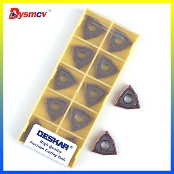 데스카르 WNMG 080404   WNMG 080408   MA MS JMS MQ HS HA GS LF6018 원래 고품질 초경 블레이드 원통형 선반 도구