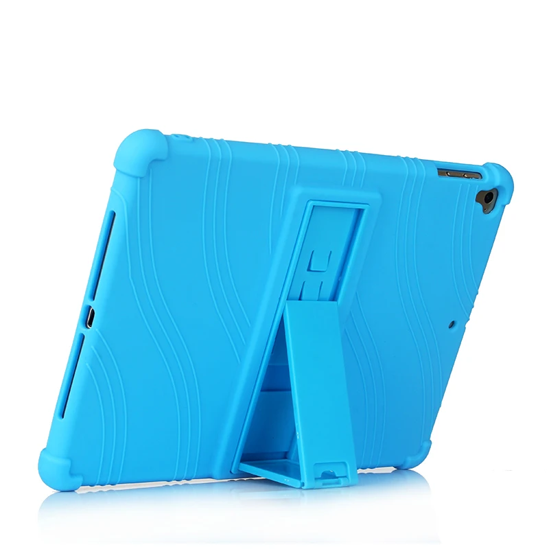 SZOXBY For Apple Ipad 5 6 7 9.7 Inch Silicone Case Ipad Air 2 Ipad Pro Anti-Fall Shell Bracket Hockproof Shockproof Soft Cover