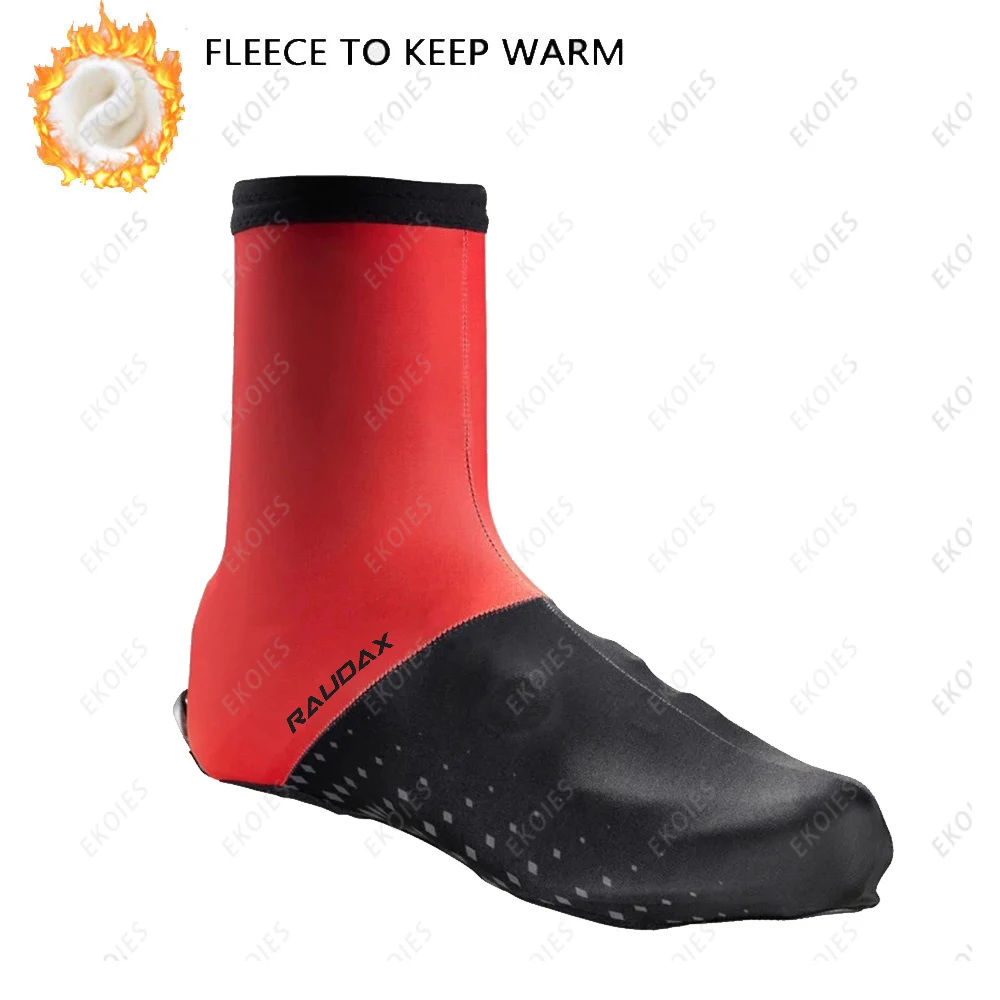 Raudax-Thermal Fleece Cycling Shoe Cover, Outdoor Riding Shoe Cover, MTB Bike Overshoes, Warm, Winter, 2024