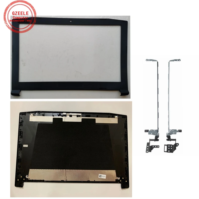 Imagem -03 - Lustroso Laptop Lcd Tampa Traseira Tampa Top Case Tampa Moldura Dobradiças Acer Nitro An51542 An515-41 An51551 An515-52 An515-53 N17c1