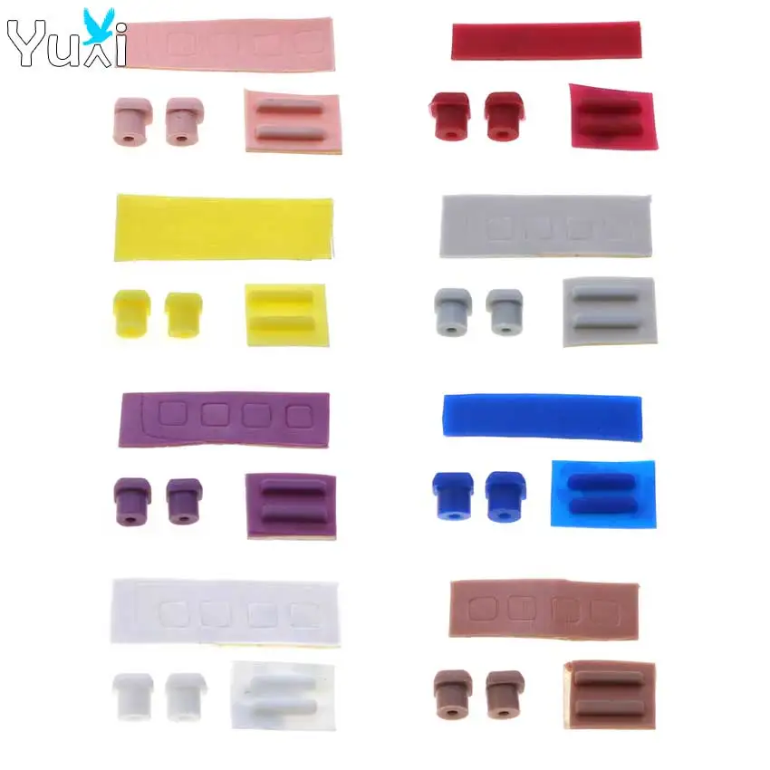 YuXi Rubber Screw Feet Cover For DS Lite for NDSL Game Console Screw Feet Cover Rubber Pad