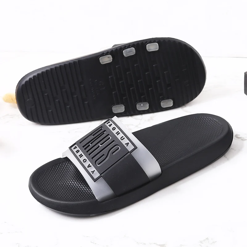 Summer Men Slippers Indoor Home Slides Bathroom Slippers Massage Loafers Men Outdoor Clogs Garden Shoes Beach Sandals Flip Flops