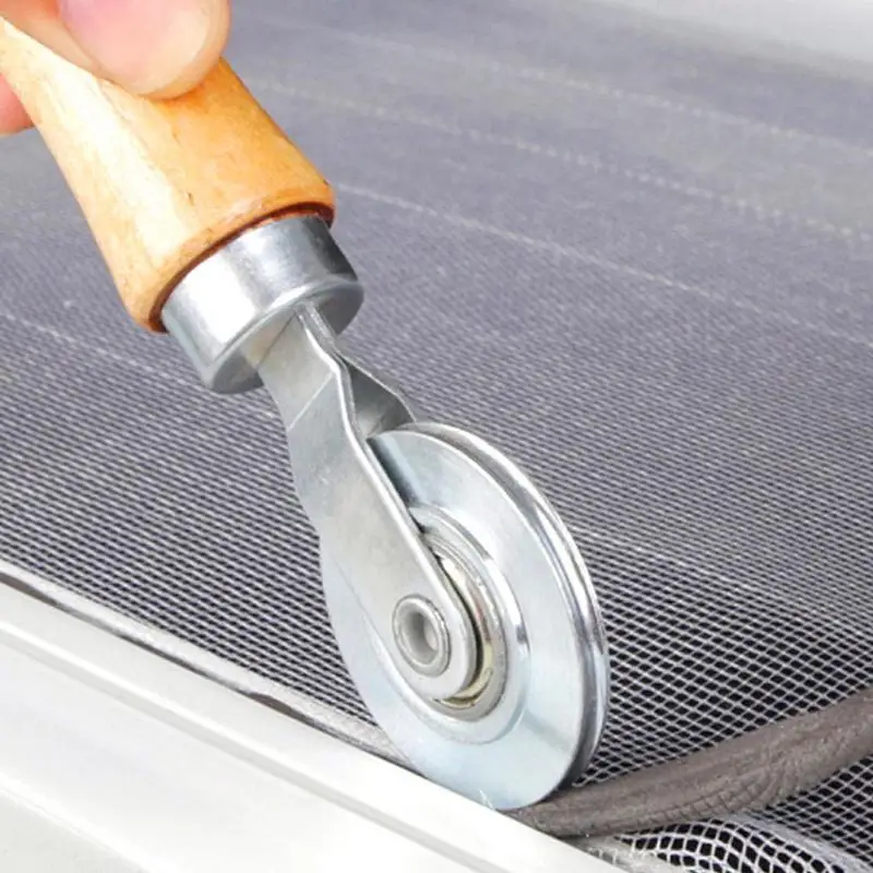 20cm Rubber Gauze Wheel Window Install Tool Screen Door Window Installation Hand Roller Rolling Tool Dia 3.5cm