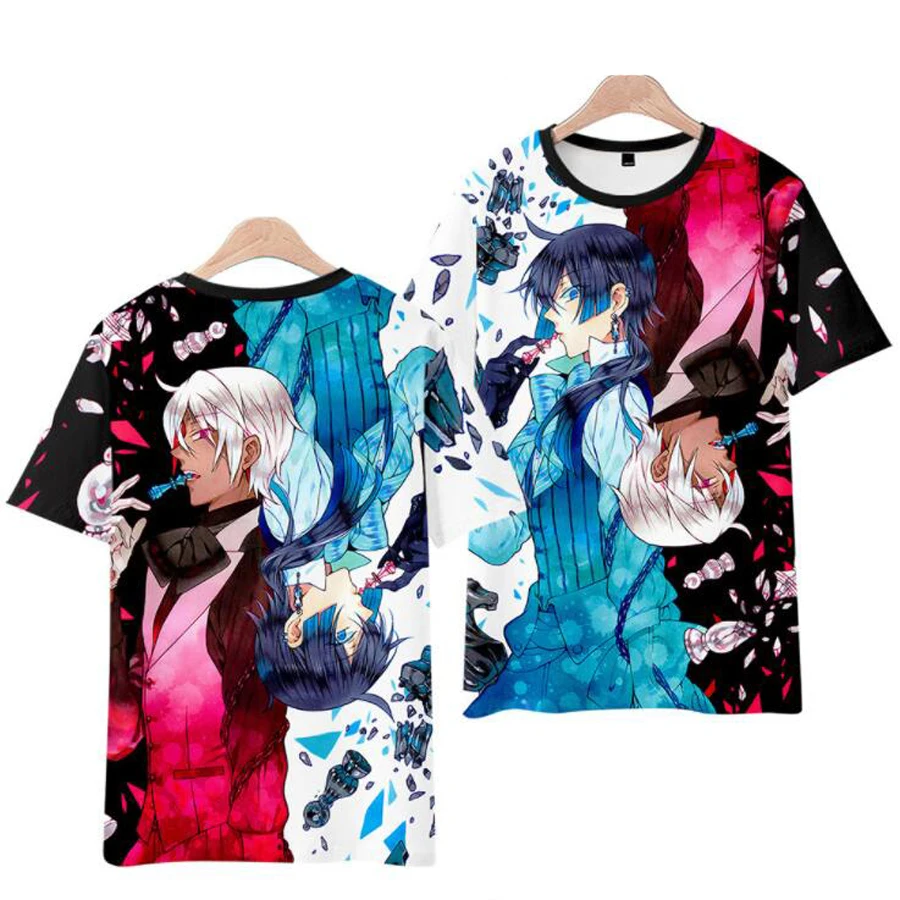 Anime De Case Studie Van Vanitas 3D Print Kids T-shirt Jongens/Meisjes Casual Tees Streetwear Hip Hop Tshirt Kinderen kleding Cosplay