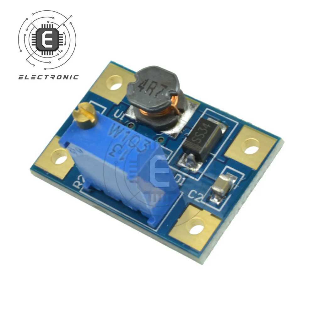 DC-DC 2V-24V DC 2V-28V 2A SX1308ปรับแหล่งจ่ายไฟ Step Up boost Converter โมดูลปัจจุบัน