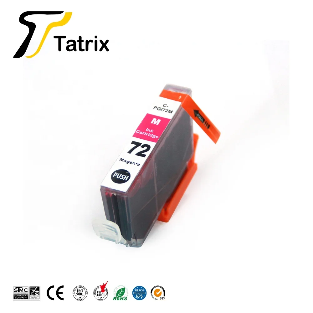 Tatix Compatible Ink Cartridge For Canon 72 PGI 72 PGI-72 PGI72 Ink Cartridge for Canon PIXMA Pro-10 Pro-10s inkjet Printer
