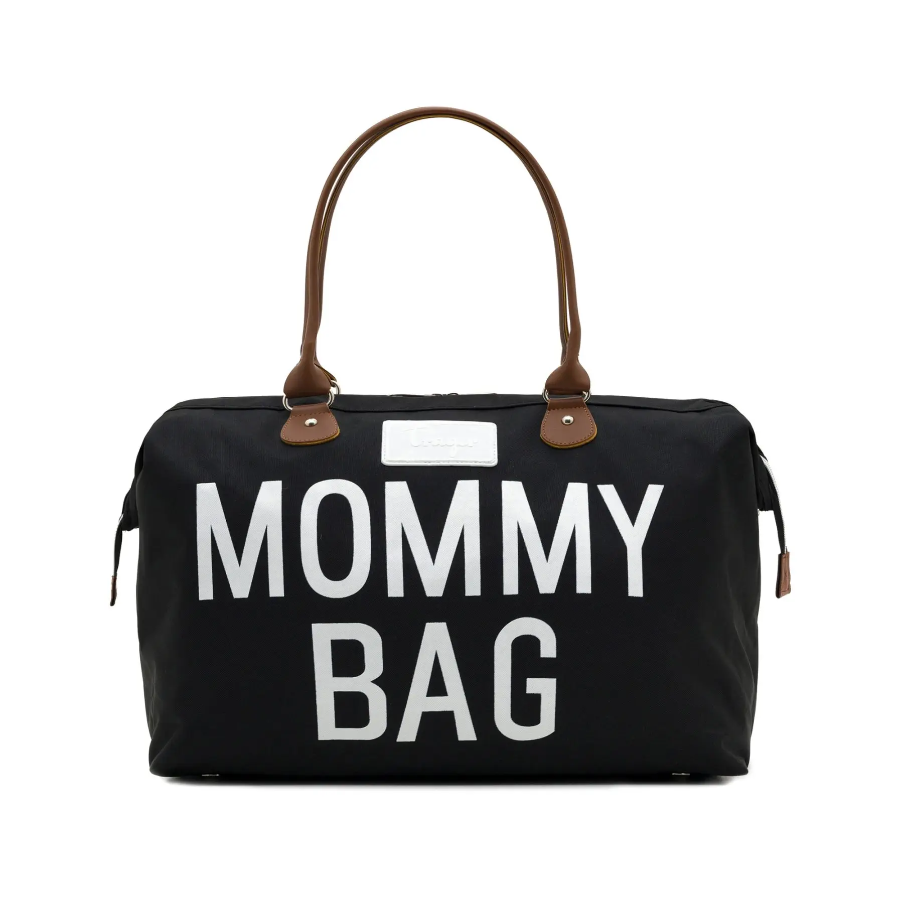 Black Mother Baby Care Bag Mommy Large Capacity Diaper Bags Outdoor Travel Hanging Stroller Mommy Bag Baby Care Organizer 2021