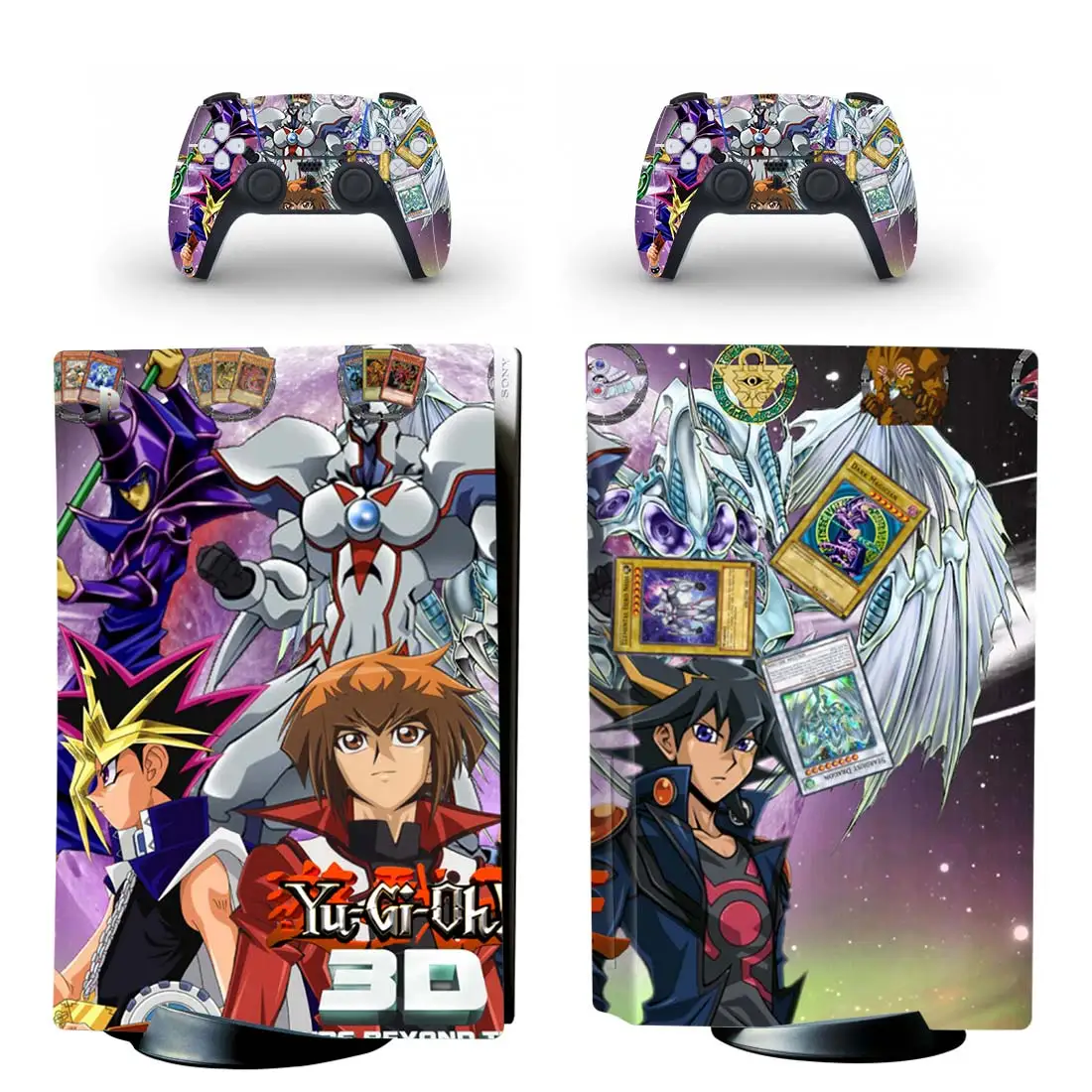 Yu-Gi-Oh PS5 Disc Skin Sticker for Playstation 5 Console & 2 Controllers Decal Vinyl Protective Disk Skins