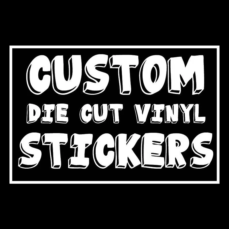 

S2-DZ# car stickers custom made to order vinyl car sticker white black red Golden Laser colors car sticker make to order