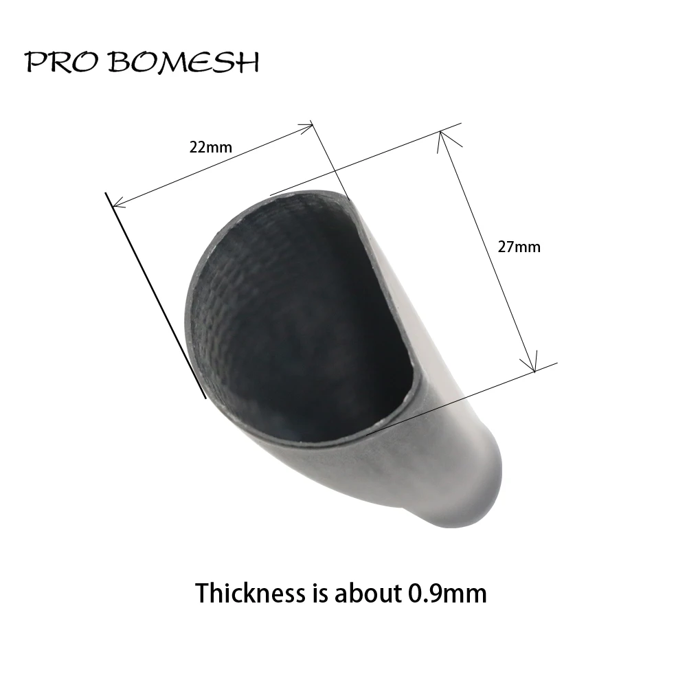 Pro Bomesh 1 Piece 7.9g 11cm Carbon Fiber Rear Grip Butt Grip Set DIY Fishing Rod Building Component Repair Rod Pole