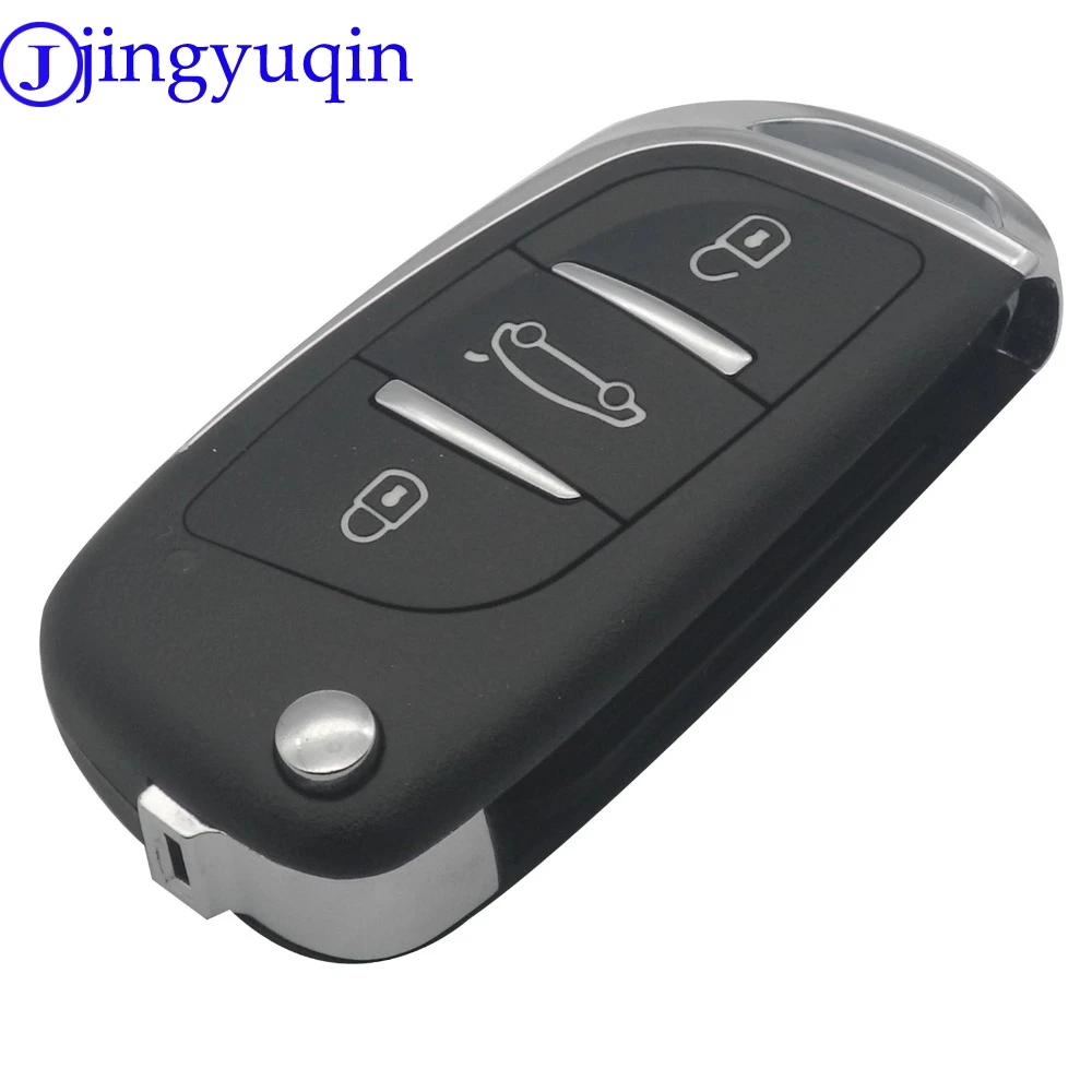 jingyuqin Remote Car Key Upgrade For Citroen DS3 CE0523 FSK 433Mhz Control Full Key