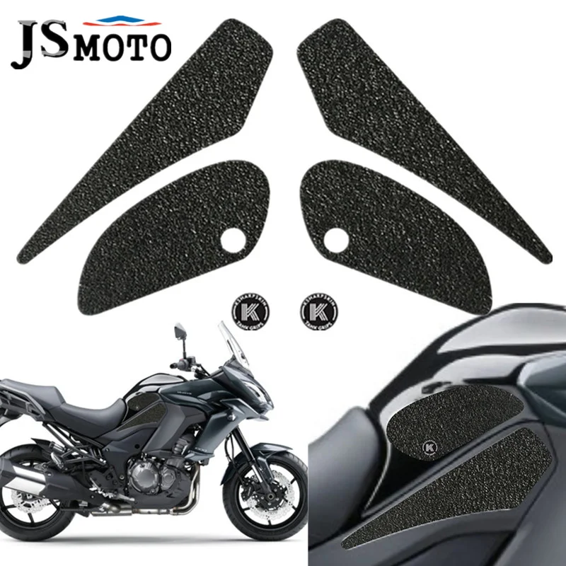 

3D Fuel Tank Stickers For KAWASAKI VERSYS1000 Versys 1000 LT 15-16 Motorcycle Side Knee Non-slip Decals Stickers Protector Pads