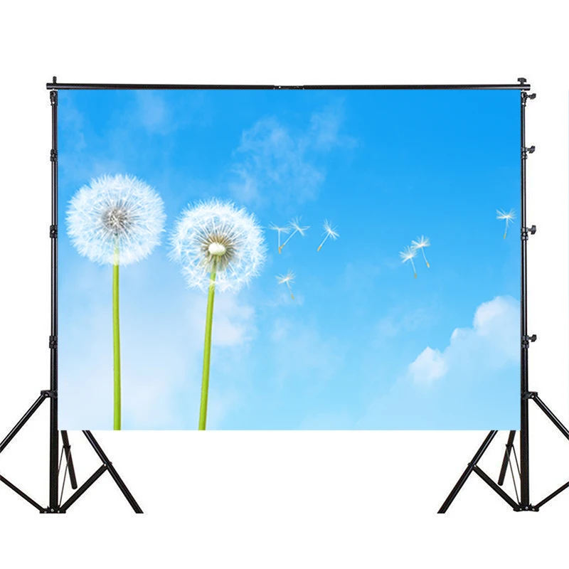 Floral Photo Background Dandelion Lavender Flower Photocall Photography Backdrop Prop Studio Shoot for Wedding Birhtday Decor