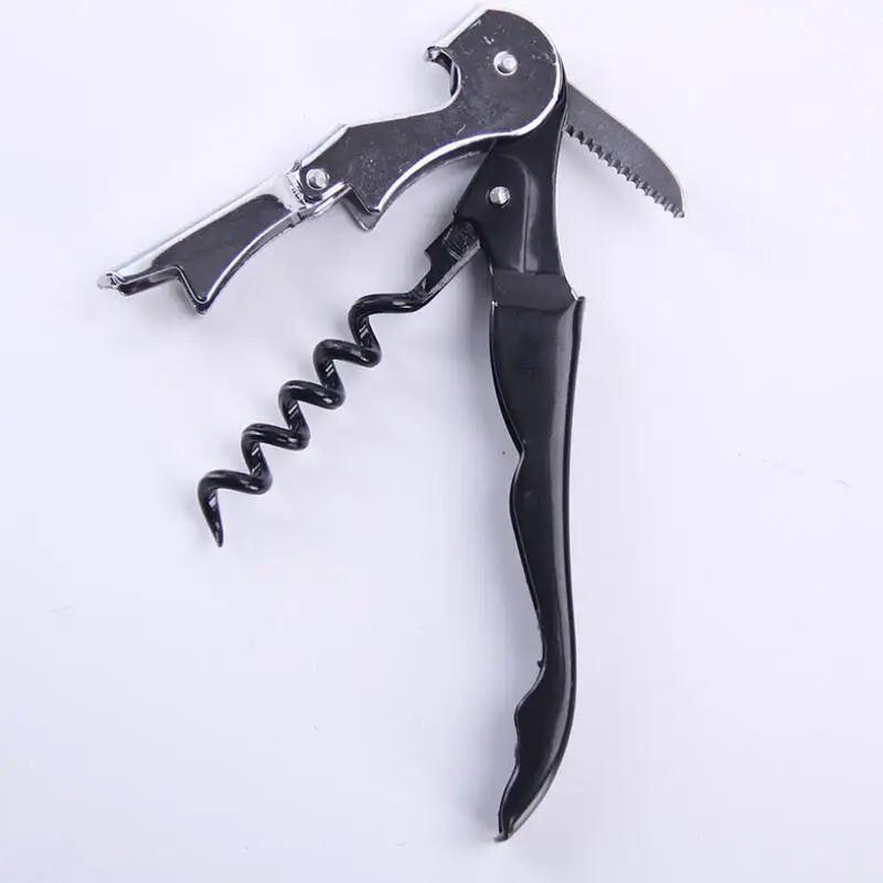 Waiter Wine Tool Bottle Opener Sea horse Corkscrew Knife Pulltap Double Hinged Corkscrew Wine opener LX7645