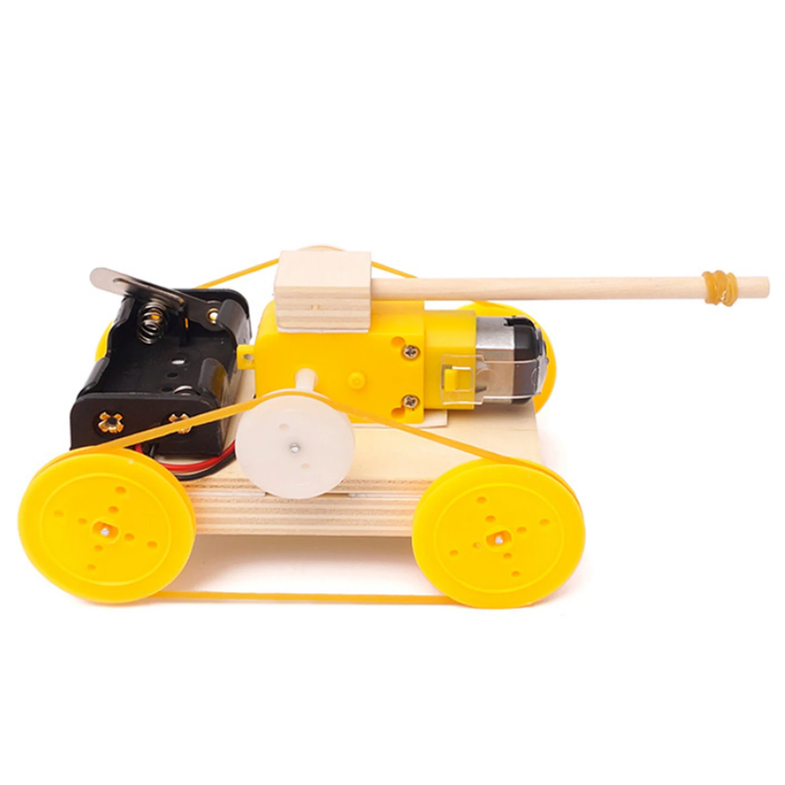 Dc Motor Model Diy Elektrische Tank Diy Gemonteerd Handmaking Speelgoed Projecten Science Experiment Educatief Onderwijs Apparatuur Kit