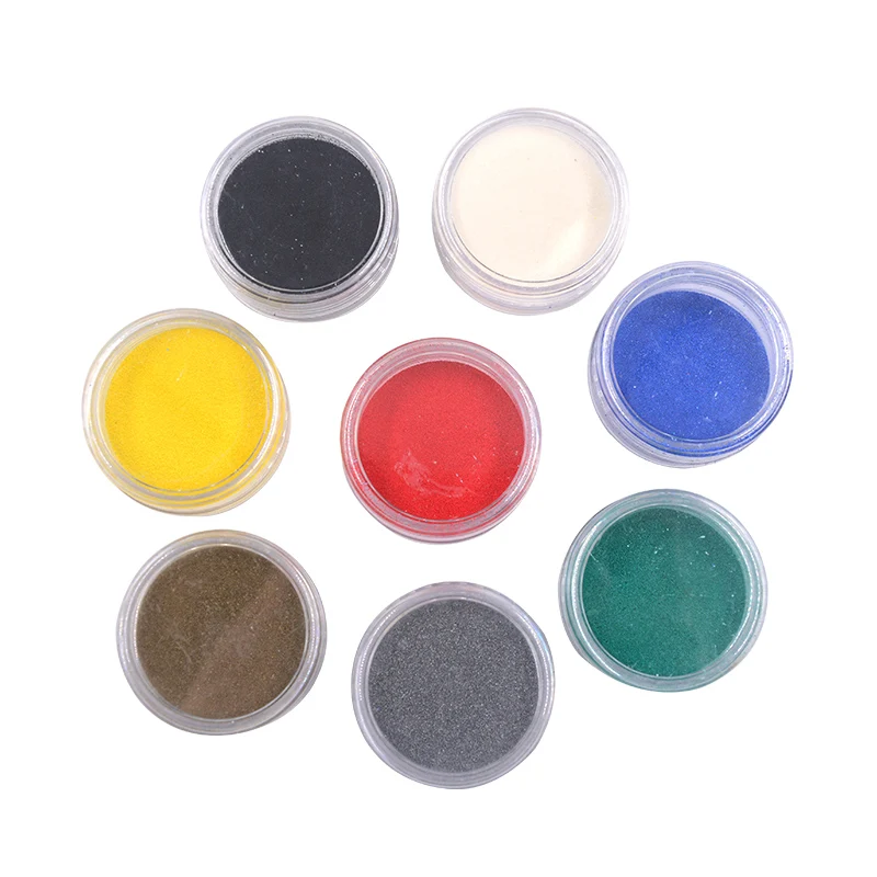 Convex powder 8 color embossed powder heat shrinkable rubber stamp hot air gun DIY manual heating development material