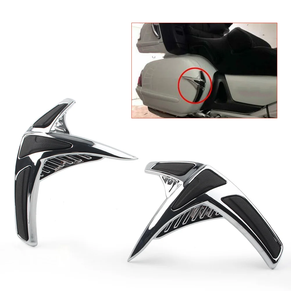 GL 1800 Motorbike Fairing Sddlebag Protector Chrome ABS Decoration For Honda Gold Wing GL1800 2001-2011 Goldwing