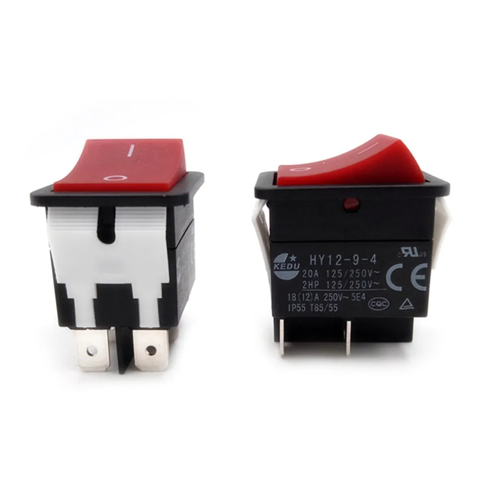 Interruttore di alimentazione KEDU interruttore a bilanciere 4 Pin IP55 T85 HY12-9-4 accessori parti nuovo