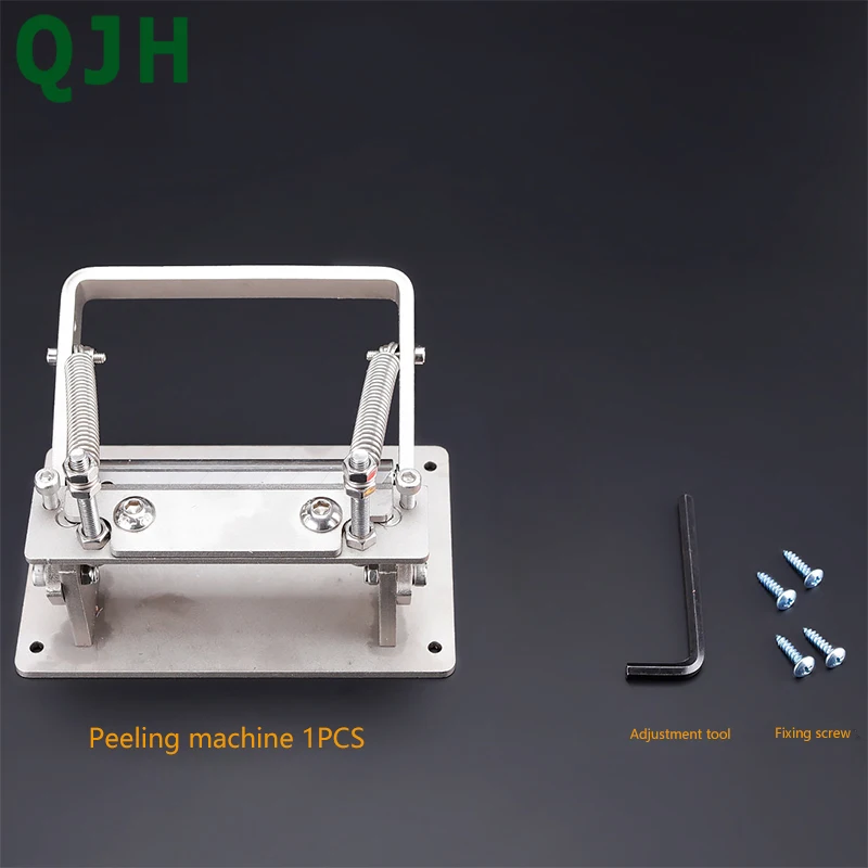 Leather Thinning Machine Sharp Splitter Machine DIY Manual Cutting Peeler Rolling Bearing Tools Leather Cutting Craft Tool