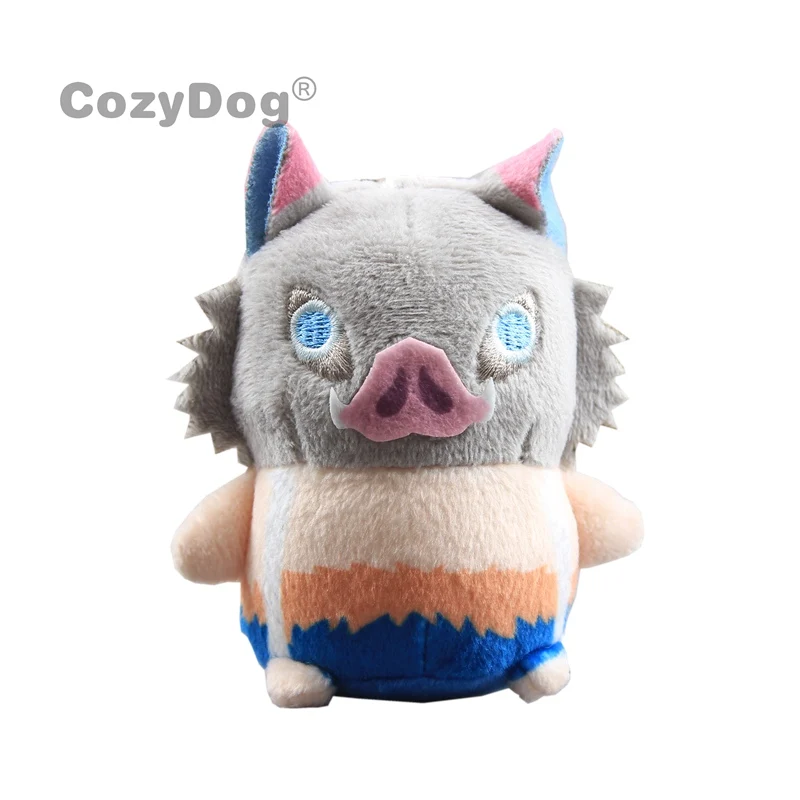 Llavero con colgante de Cosplay de Anime japonés, muñecos de peluche bonitos de 9 cm, llavero con figura de Demon Slayer Kimetsu no Yaiba