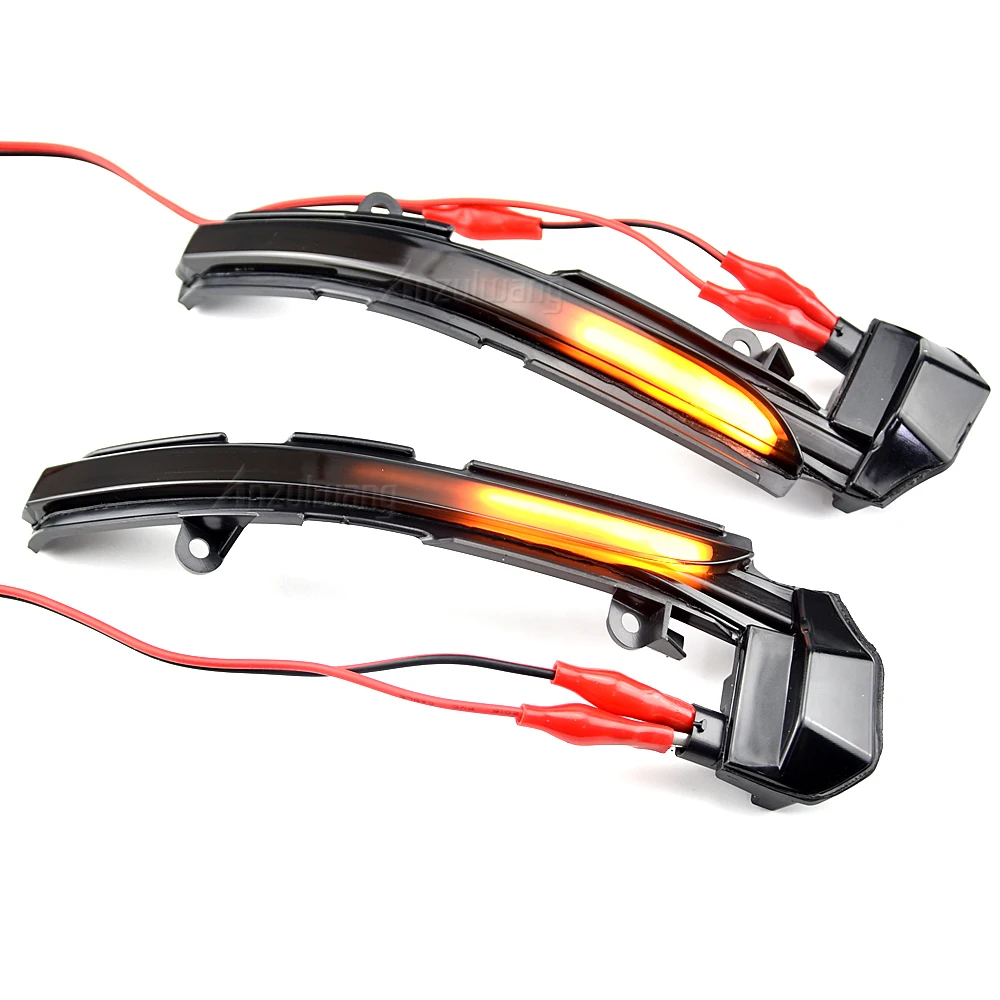 2pcs LED Dynamic Side Mirror Sequential Indicator Blinker Light Fit for Jaguar XE XF XJ F-TYPE XK XKR I-PACE X250 X260