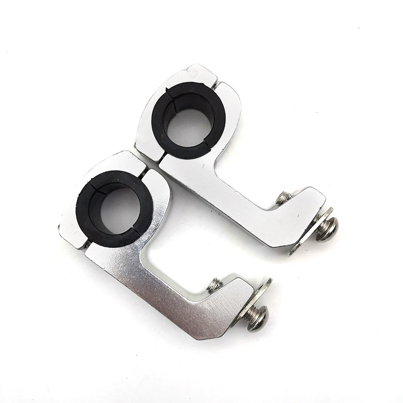 2pcs Motorcycle Handlebar Mount Handguard Bracket Securing Clips Plastic+Aluminum