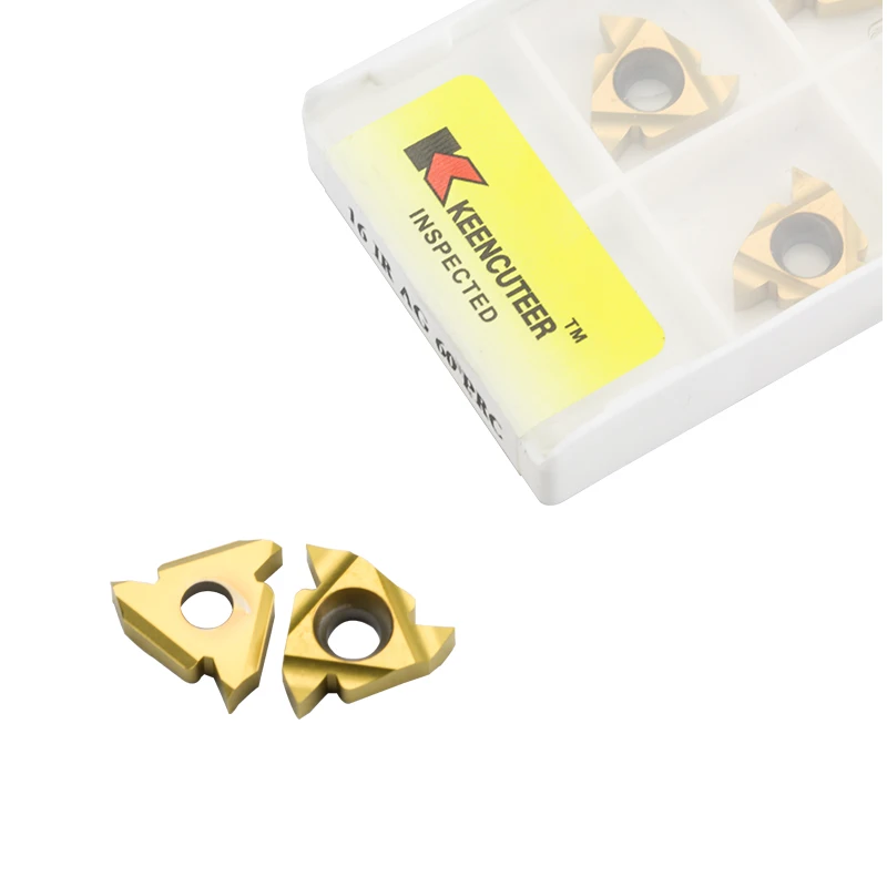 Imagem -03 - Carbide Rosca Inserção Peças de Aço Rosca Turning Ferramenta Lâmina para Snr Bar Torno Cnc 10 Pcs 16ir