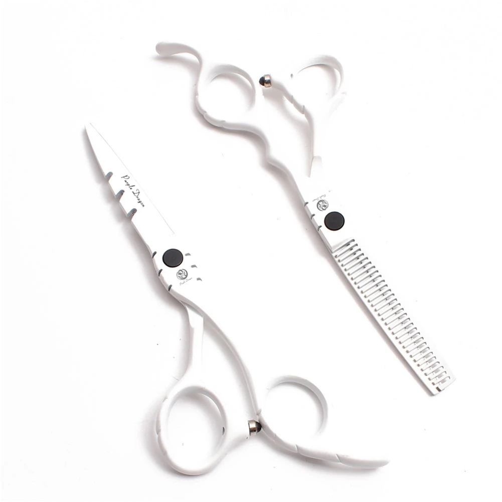Haar Schere 5,5 "6" Lila Drachen Edelstahl Professionelle Friseur Schere Effilierschere Haar Schere Dropshipping Z1010 – Detail 7
