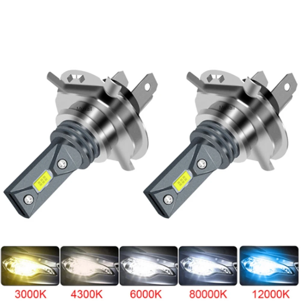 2Pcs 20000LM Car Headlight H4 H6 H7 HB3 HB4 9005 9006 H8 H11 H3 Moto Bulb 12V 24V Auto LED Motorcycle HeadLamp Fog Lamp 4300K