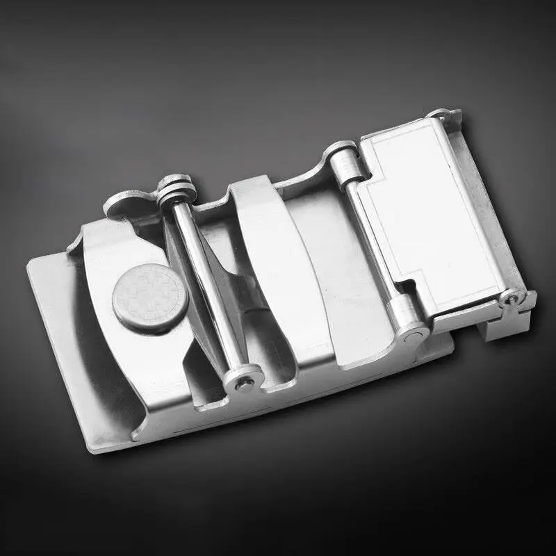 38mmHigh grade DIY belt buckle Stainless steel Business casual Prevent allergies belt buckle For Men\'s Belt automatic Belt Le