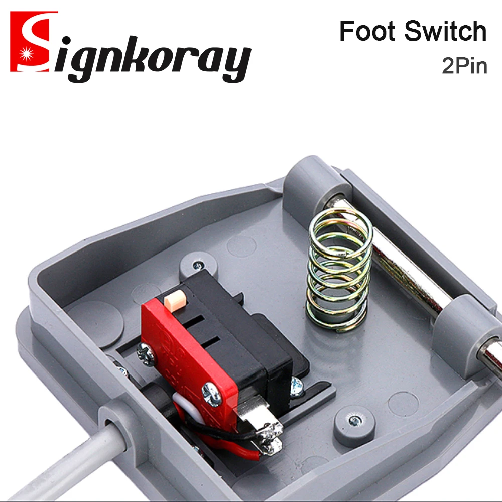 Sigkoray Footswitch القدم لحظة التحكم التبديل دواسة الطاقة الكهربائية لآلة وسم الليزر