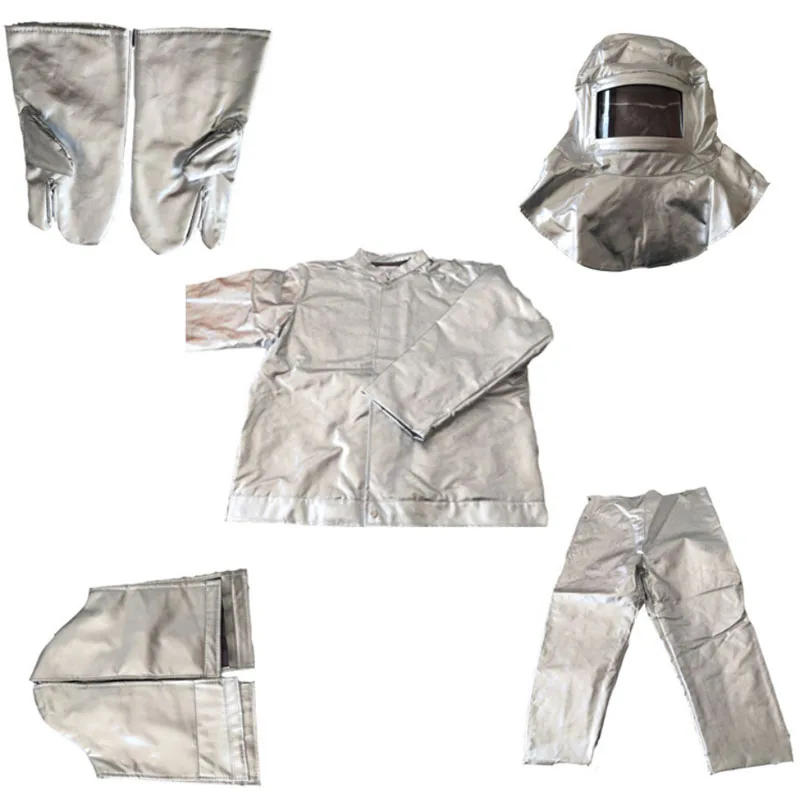 Fire Insulation Suit 1000 °C HighTemperature Anti-scalding Radiation Protective Cloth Protective Insulated Fire-proof Suit DFH04