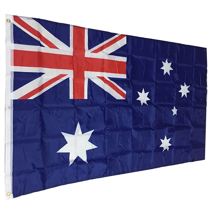 Custom made 96 * 144cm polyester cloth No.4 Australian flag