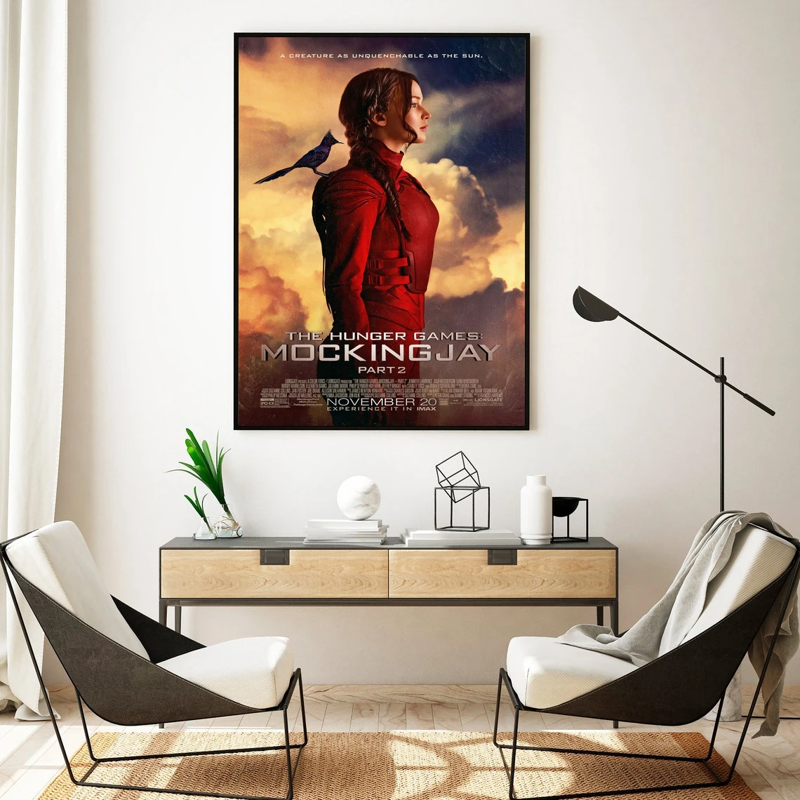 The Hunger Games Mockingjay Movie Poster Home Decoration Wall Painting (No Frame)
