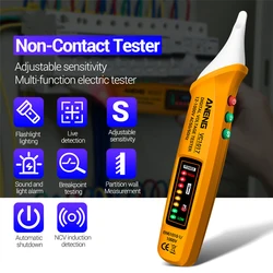 VC1017 AC 12V-1000V czujnik napięcia miernik testowy bezdotykowy w stylu pióra elektryczny wskaźnik LED miernik napięcia