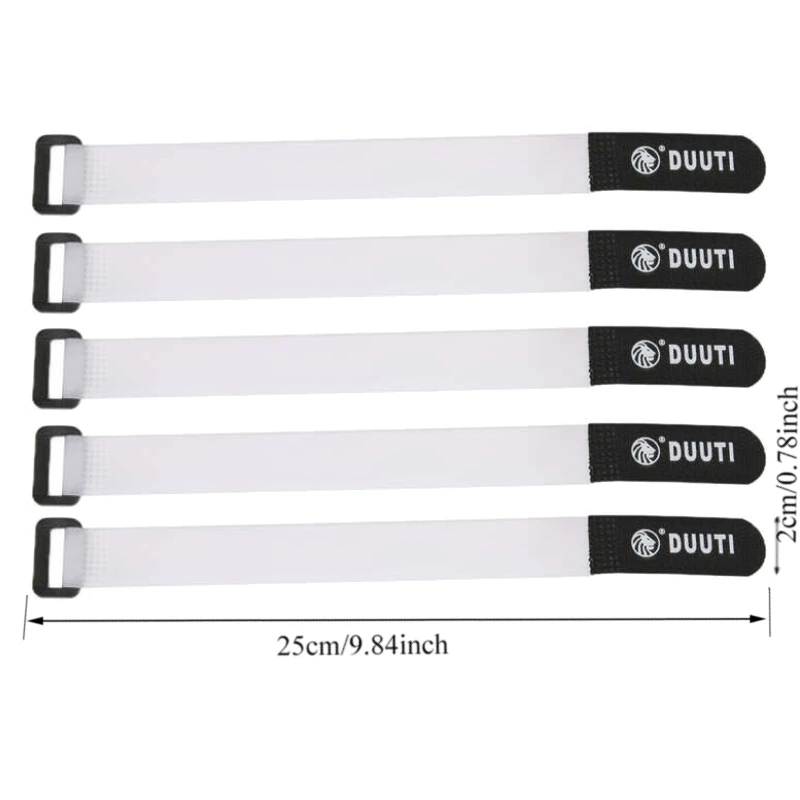 5Pcs Bike Tie Fixed Strap Cable Tie Holder