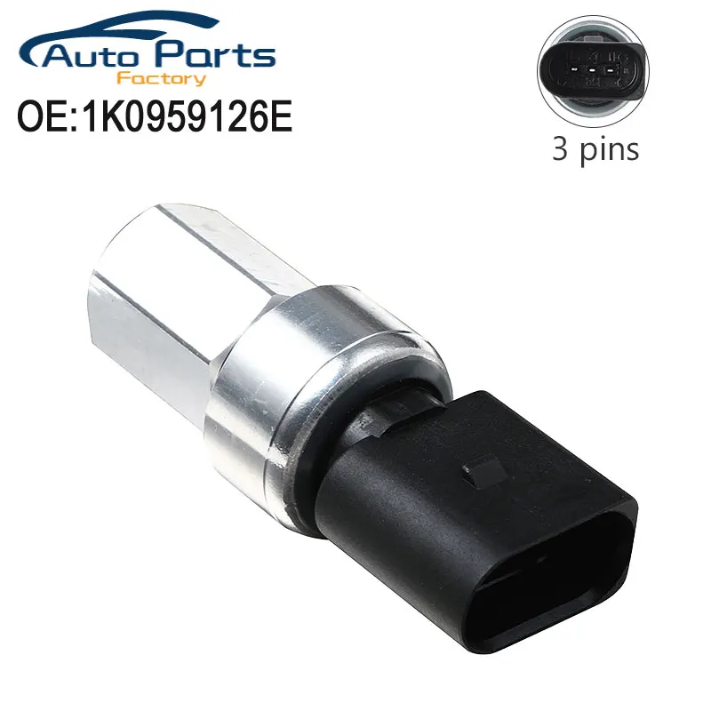 Air Condition Pressure Sensor Switch For Golf Passat B7 CC Beetle Tiguan Polo Fabia 1K0959126E 5K0959126 82CP09-05