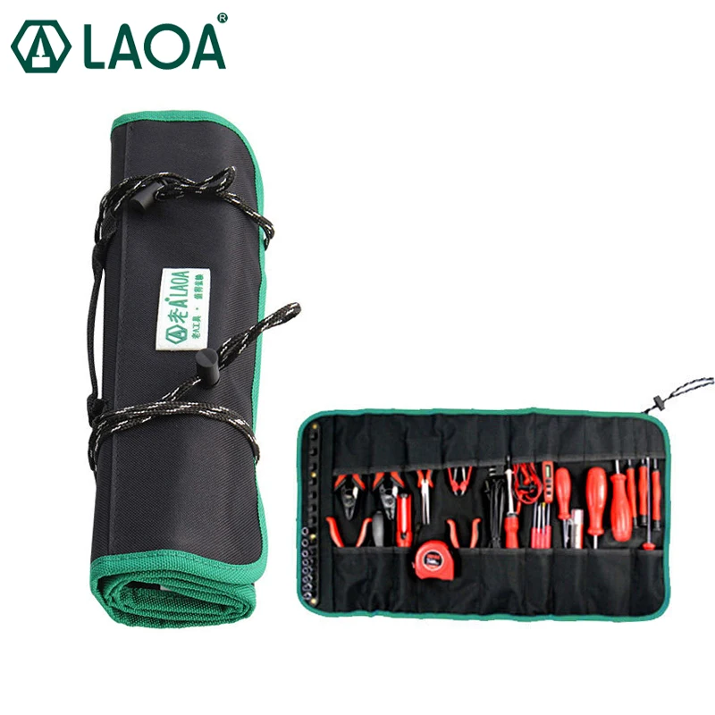 LAOA ชุด Oxford ผ้าแบบพกพาการบำรุงรักษาถุงเก็บกระเป๋ากระเป๋าเครื่องมือคีมช่างไฟฟ้าชุด