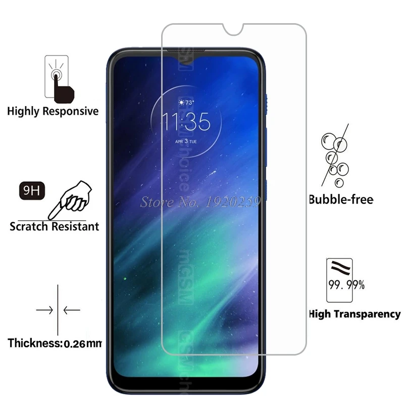 Motorola One Fusion Phone Screen Protector Glass For Motorola One Fusion Tempered Glass Telephone Protection Film Case 6.3