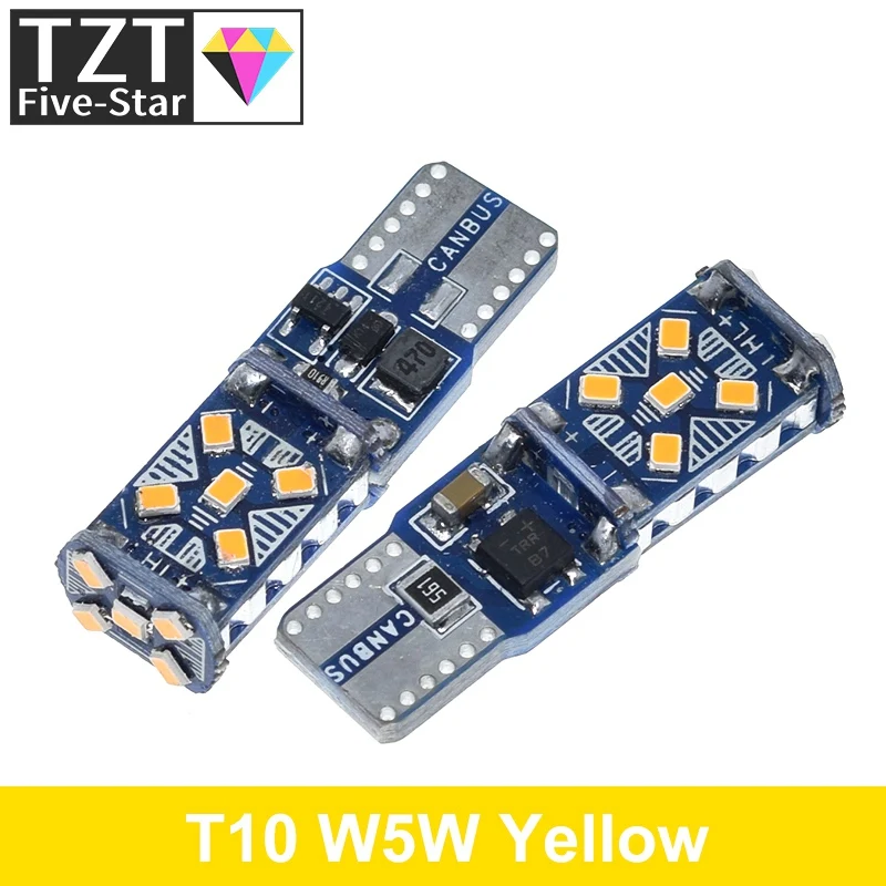 TZT T10 W5W Neue Superhelle LED-Leuchten WY5W 168 501 2825 Auto-Keilblitzlichter Seitenlampen Auto-Innenraumleuchte Leseleuchte Deckenlampe – Detail 13