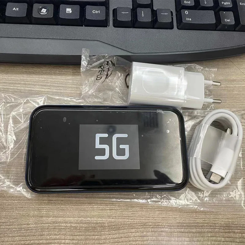 Original ZTE MU5001 5G Router กับซิมการ์ด Router Sub6 5G Wifi 6 Qualcomm SDX55 LTE Router Dual-Band Gigabit ความเร็วแบตเตอรี่